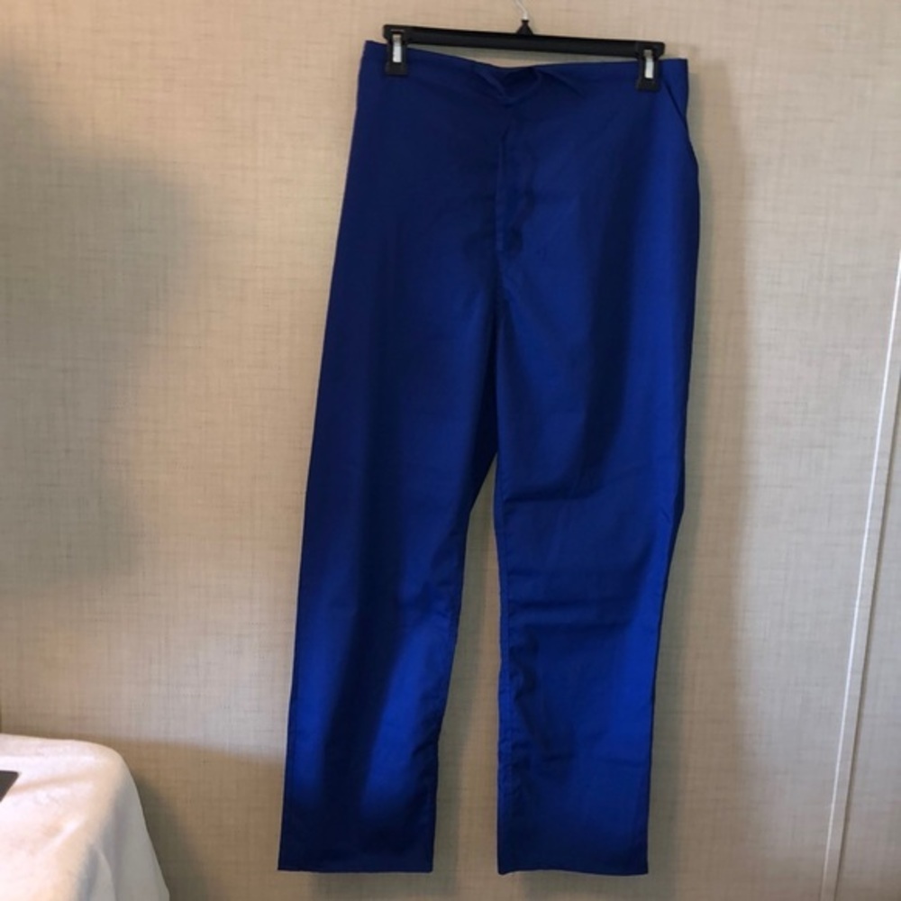 Chic Royal Blue Women's Straight Leg Pants